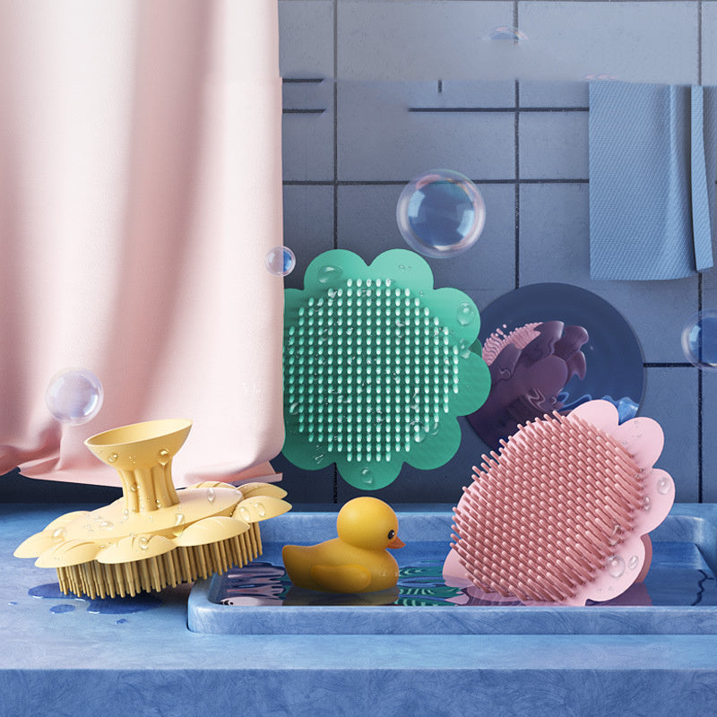 Baby Silicone Shampoo Brush