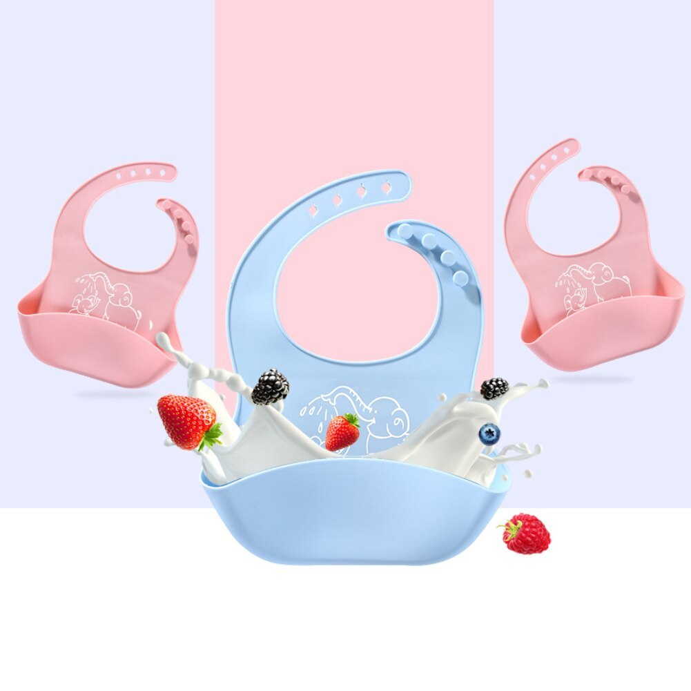 Baby Silicone Feeding Bib