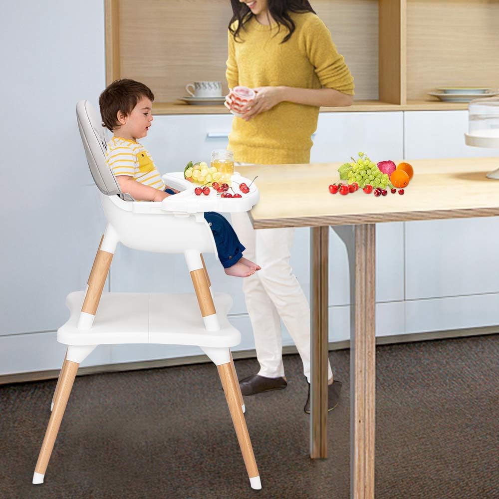 Multifunction Beech High Chair